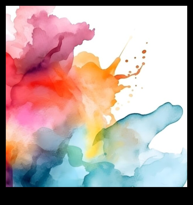 גחמת צבעי מים: צלול לתוך ספקטרום של אמנות בדיו
