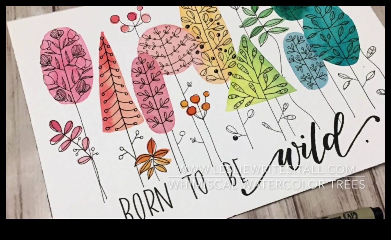 גחמת צבעי מים: צלול לתוך ספקטרום של אמנות בדיו