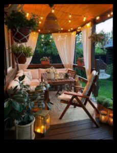 שיק כפרי: אלמנטים מסוגננים למקלט החיצוני שלך