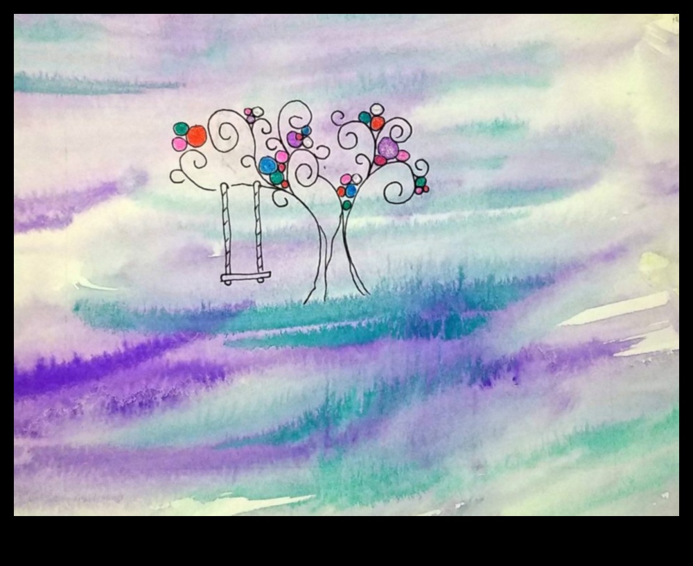 גחמת צבעי מים: צלול לתוך ספקטרום של אמנות בדיו